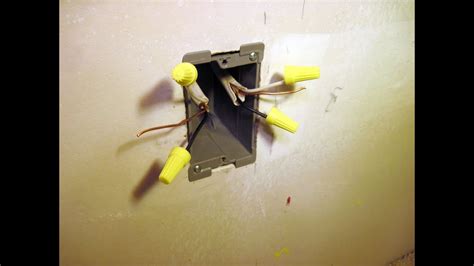 can i attache electrical box through through box|putting electrical box existing drywall.